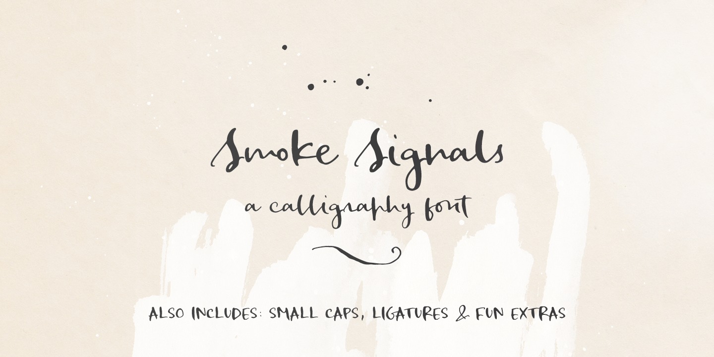 Ejemplo de fuente Smoke Signals #1